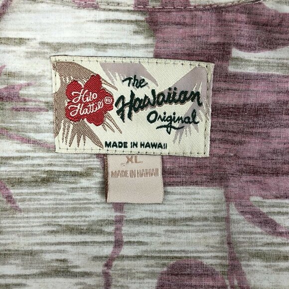 Hilo Hattie Hawaiian Shirt XL Reverse Print - Picture 5 of 12